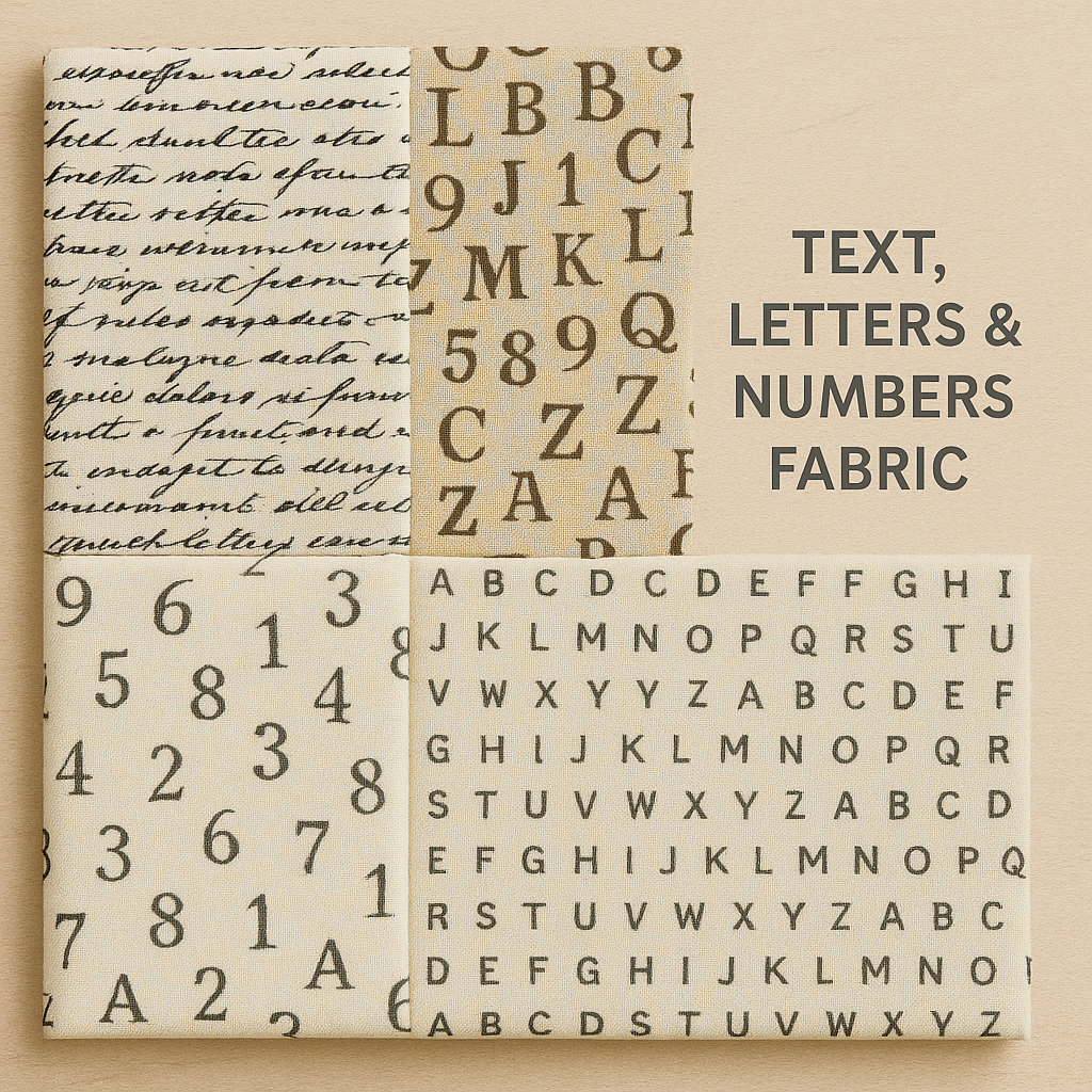 Text, Letters & Numbers